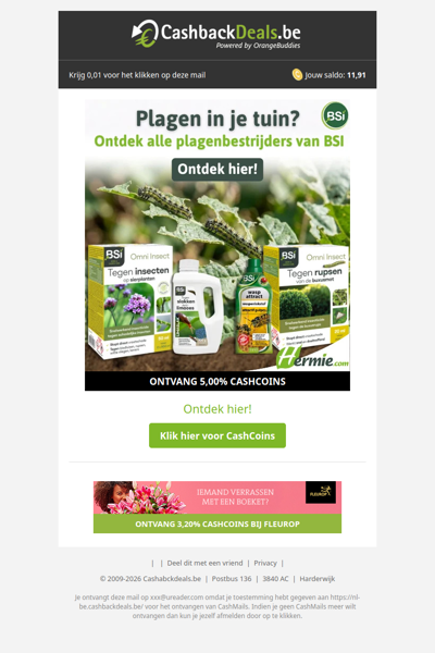 Alles voor een gezonde en plaagvrije tuin bij Hermie