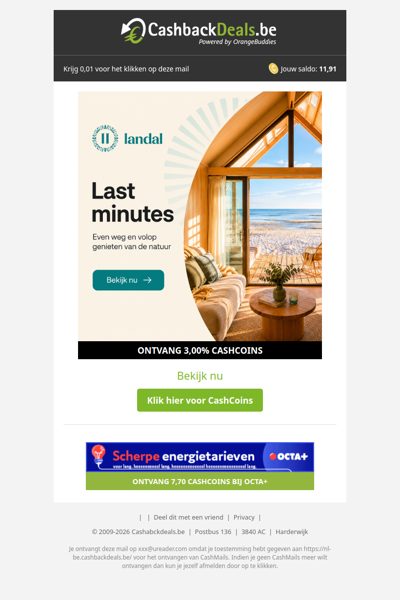 Even weg van de drukte? Bekijk deze deals!