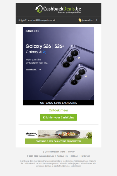 Ontdek de nieuwe Samsung Galaxy S26-serie