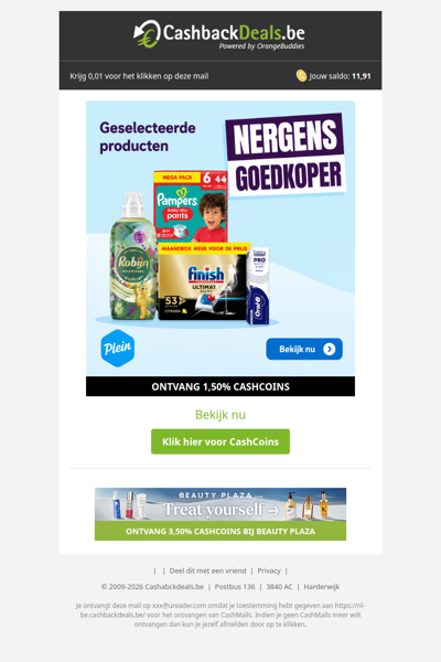 Profiteer van scherpe deals én spaar extra punten