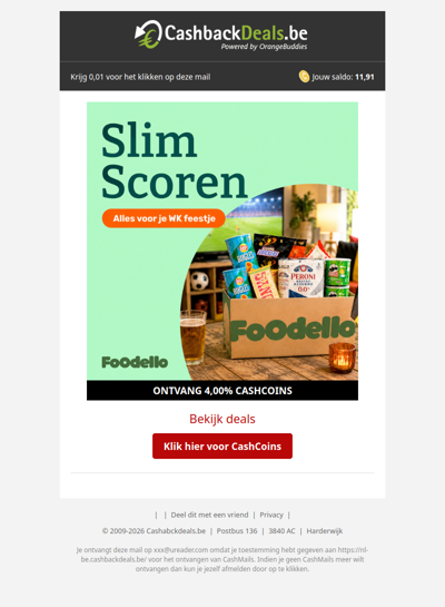 Slim scoren voor je WK-feestje met Foodello
