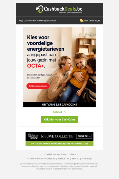Verlaag je energiekosten met OCTA+