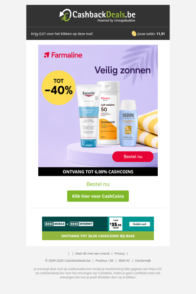 Veilig zonnen met topmerken tot -40% korting