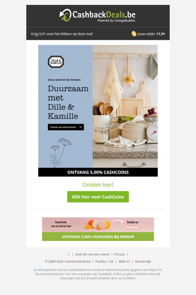 Duurzaam genieten met Dille & Kamille
