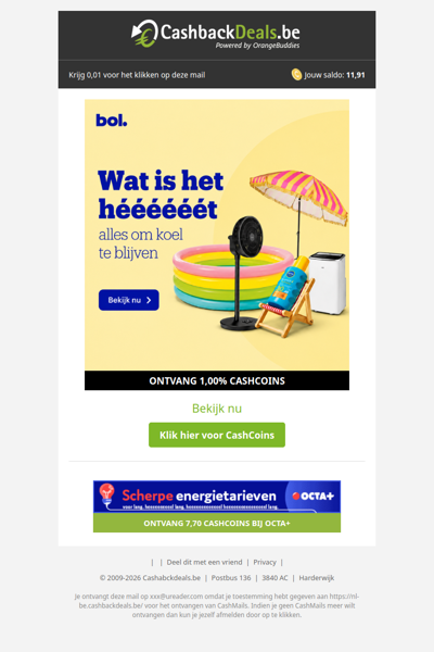 Blijf lekker koel met de zomerdeals van bol.