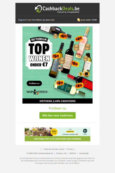 Scoor jouw favoriete topwijnen voor een topprijs