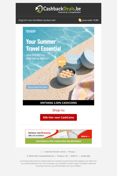 Summer must haves van WONDR