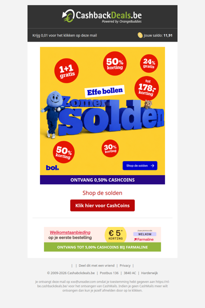 Bespaar groots tijdens de bol Zomersolden