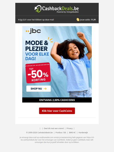Tijd voor een nieuwe outfit? Profiteer nu!