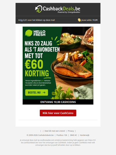 Elke avond vers koken, nu met tot €60 korting