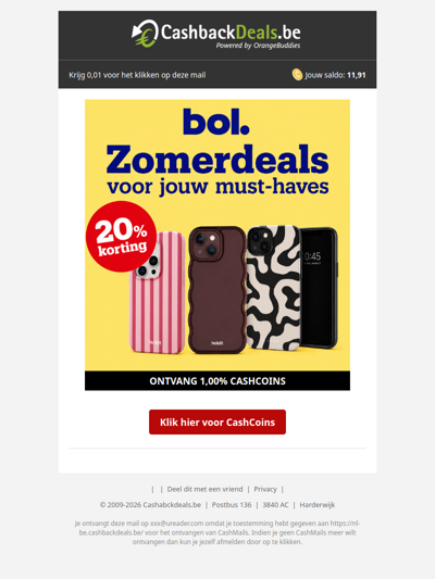 Tot 20% korting op stijlvolle telefoonhoesjes