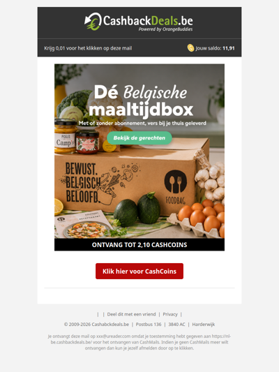 Eet gemakkelijk lokaal met Foodbag