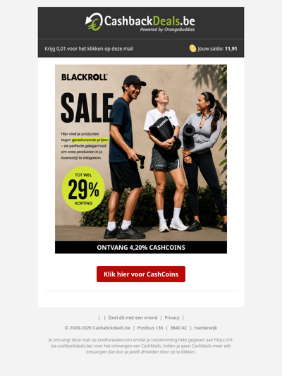 BLACKROLL Sale: Tot wel 29% korting