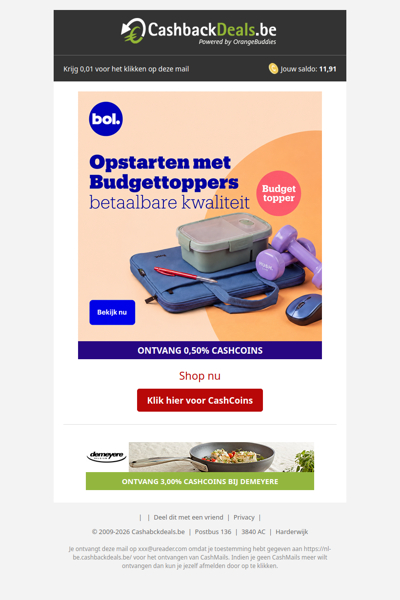 Bugettoppers bij bol.