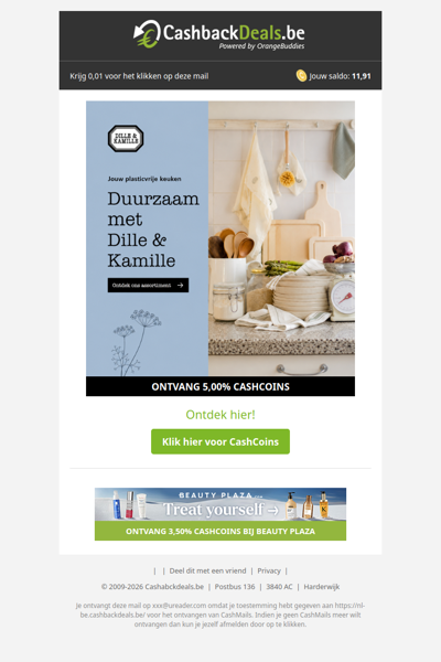 Duurzaam genieten met Dille & Kamille