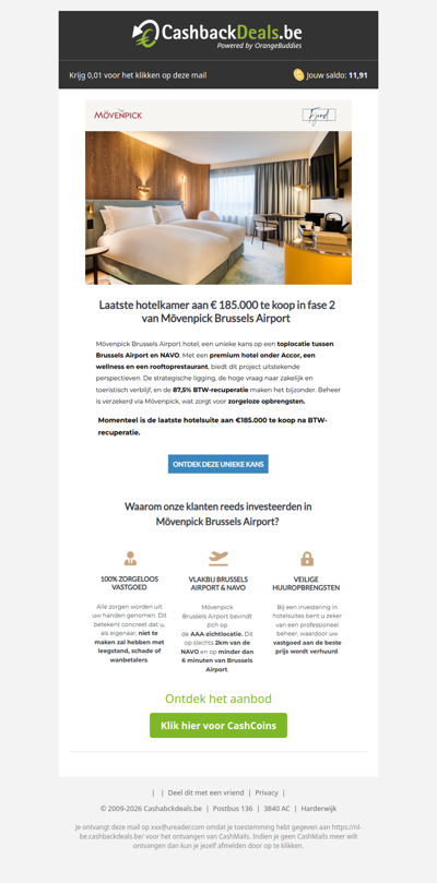 Eenvoudig en veilig investeren in hotelvastgoed