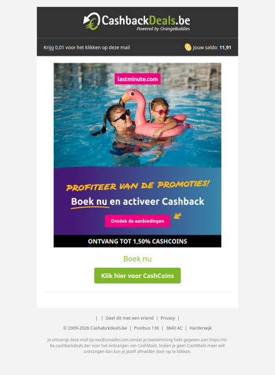 Profiteer van promoties bij lastminute.com!
