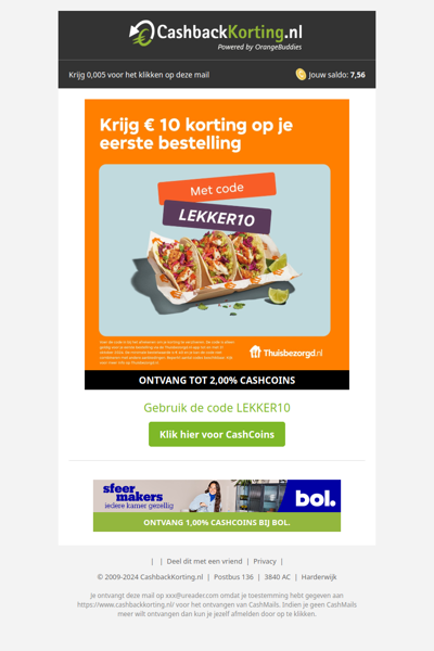 Geen zin om te koken? Bestel op Thuisbezorgd.nl