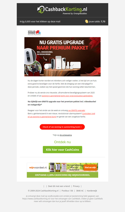 Nu gratis upgrade naar premium pakket