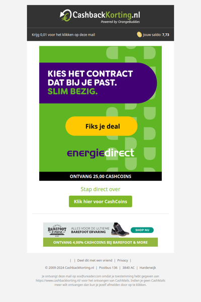 Slim bezig! Kies voor Energiedirect!