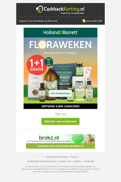 Vier de Flora Weken bij Holland & Barrett: Natuurlijke voordelen voor jou!