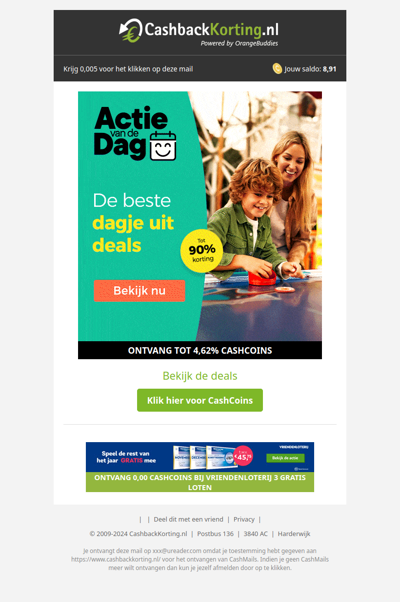 De beste deals tot 90% korting bij ActievandeDag!