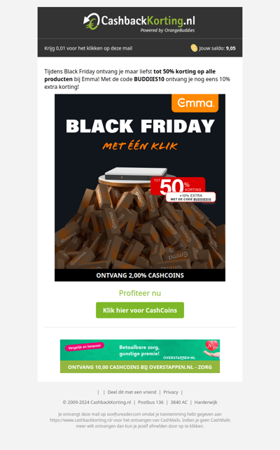 Black Friday: tot 50% korting + 10% extra!