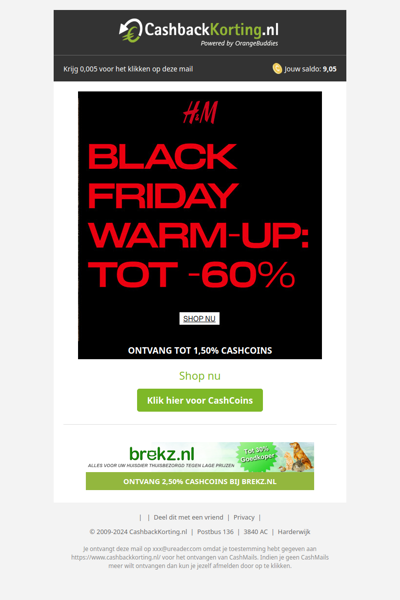 Black Friday warm-up: tot 60% korting bij H&M