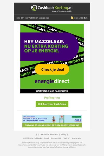 Black Friday: extra korting op je energie bij Energiedirect