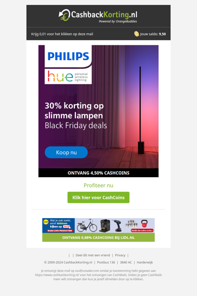 30% Black Friday korting op slimme lampen bij Philips Hue