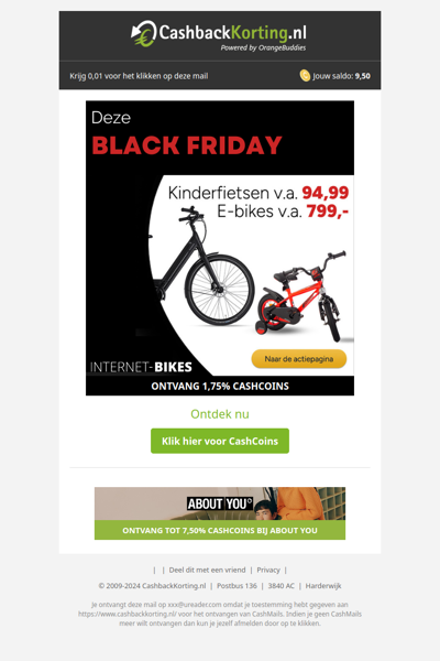 Black Friday: extreem hoge kortingen bij Internet-Bikes