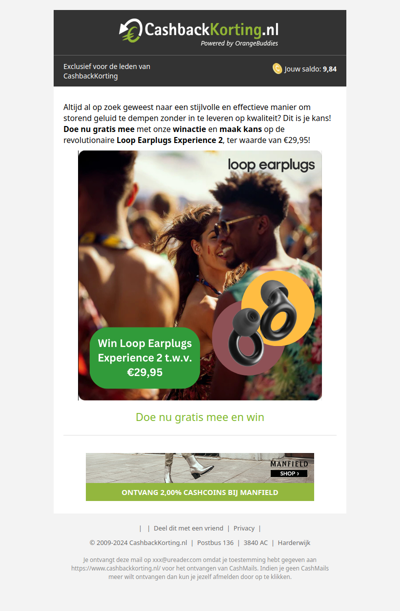 Exclusieve ledenactie: win een Loop Earplugs Experience 2 t.w.v. 29,95 EUR