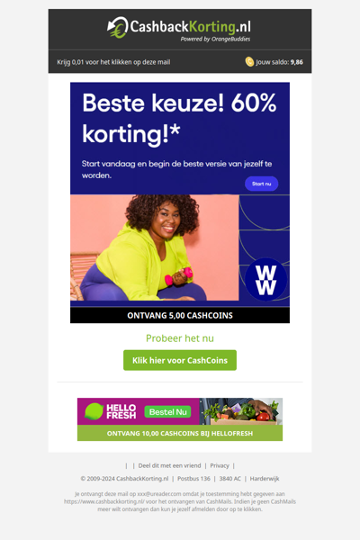 Deal van vandaag: beste keuze, 60% korting!