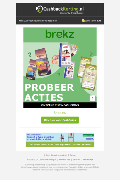 Brekz heeft weer TOP-Deals! Probeer de acties!