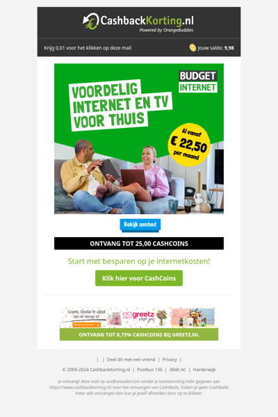 Voordelig internet en tv voor thuis – vanaf 22,50 EUR p/m