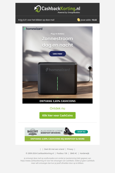 Zonnestroom dag en nacht met de plug-in battery van Homewizard