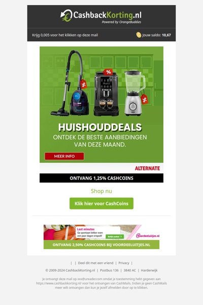 Huishouddeals, de beste aanbiedingen van deze maand