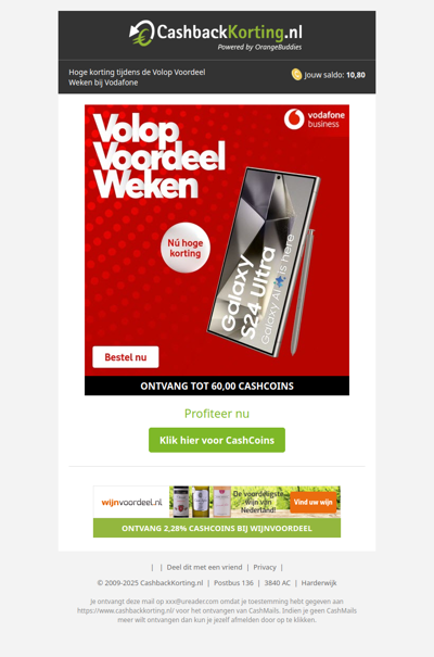 Volop Voordeel Weken bij Vodafone