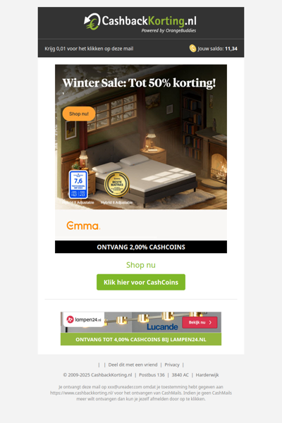 Winter Sale tot 50% korting bij Emma!