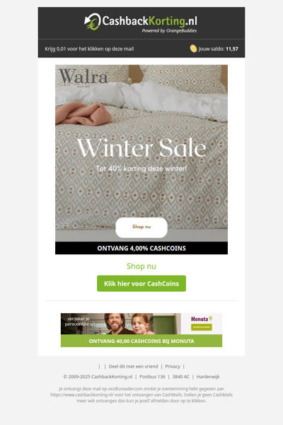 Winter Sale tot 40% korting