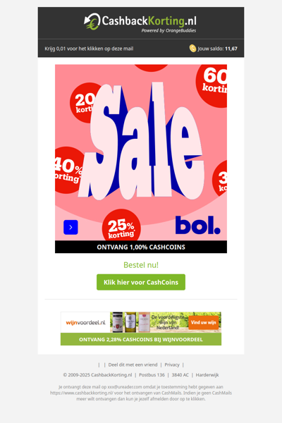 Sale bij bol., op=op!