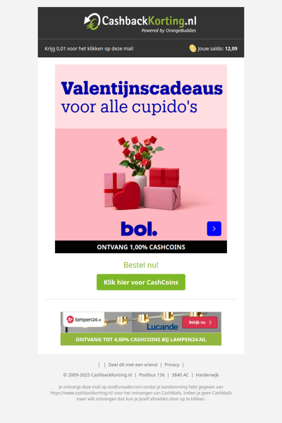 Valentijnscadeaus bij bol