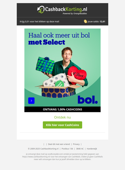 Haal ook meer uit bol. met Select