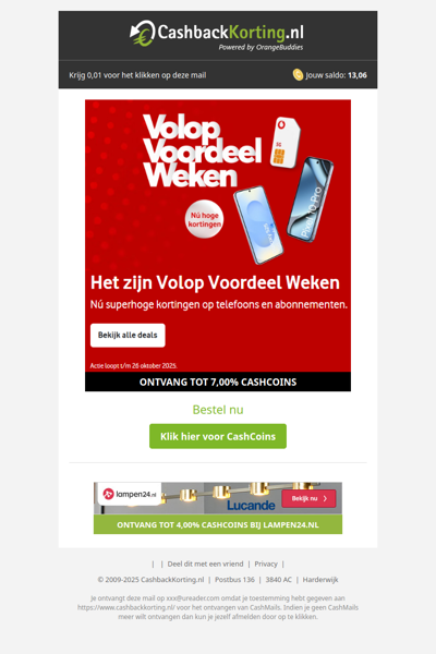 Profiteer van de Volop Voordeelweken bij Vodafone