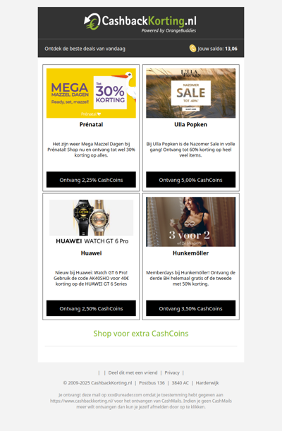 4 nieuwe weekenddeals speciaal voor jou!