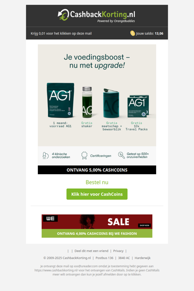 Je voedingsboost - nu met upgrade!