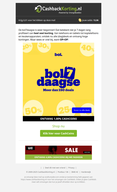 Shop nu met hoge kortingen bij de bol 7-daagse!