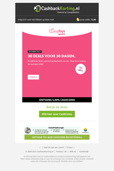 SHOP NU: 30 deals voor 30 dagen bij EasyToys