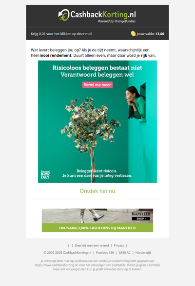 Laat jouw geld groeien!