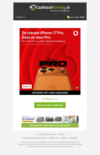 Bestel nu jouw iPhone 17 Pro met 337 euro voordeel